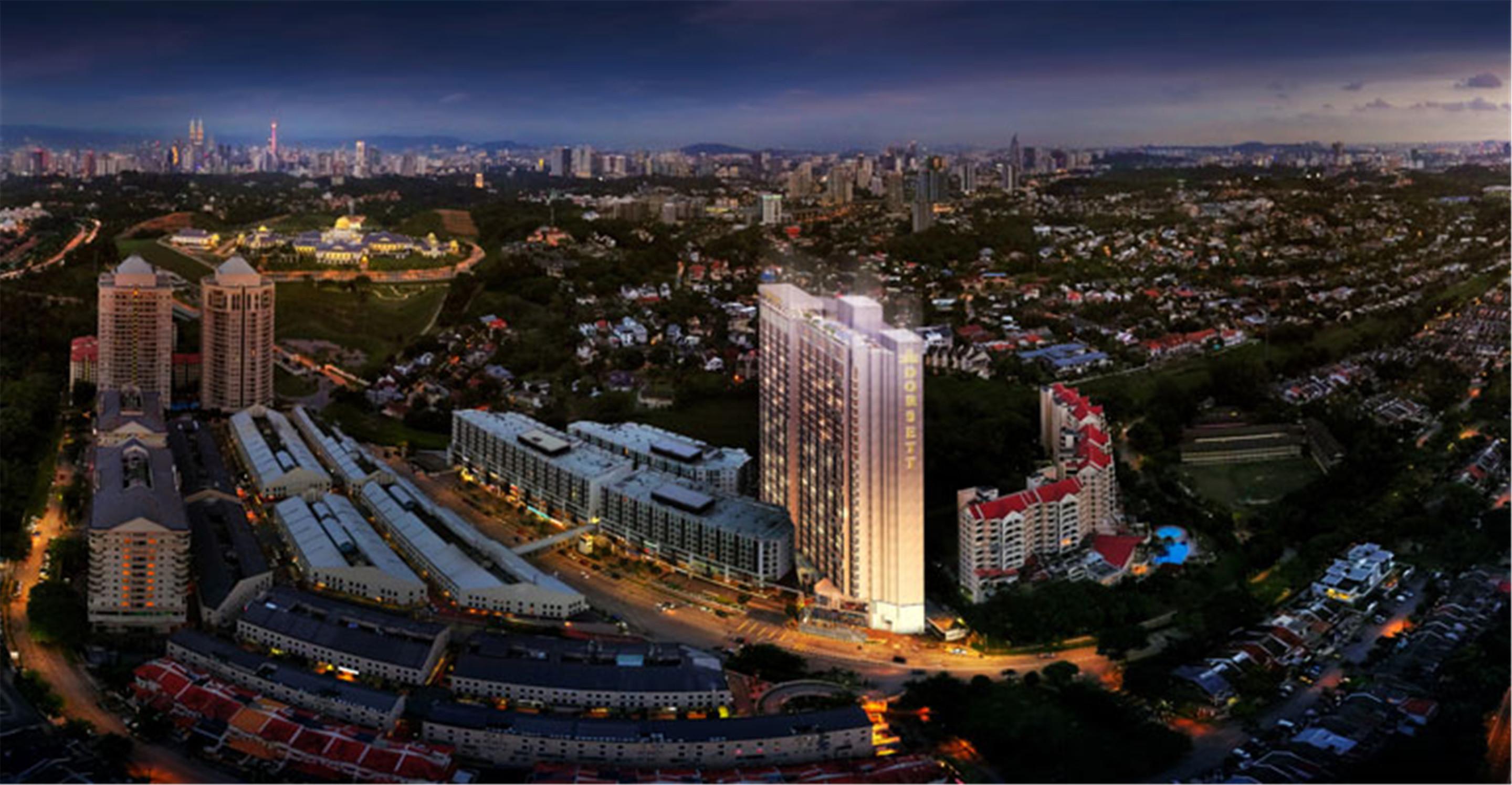 Dorsett Hartamas Kuala Lumpur Hotel Kültér fotó The 101 at night