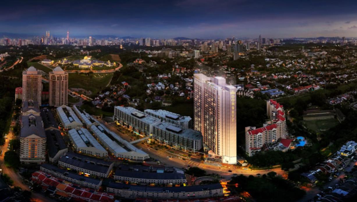 Dorsett Hartamas Kuala Lumpur Hotel Kültér fotó Aerial view of the complex
